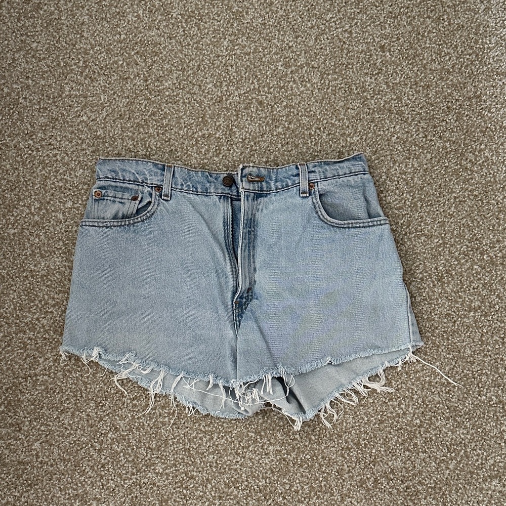 Levi’s Light Blue Denim Cutoff Shorts